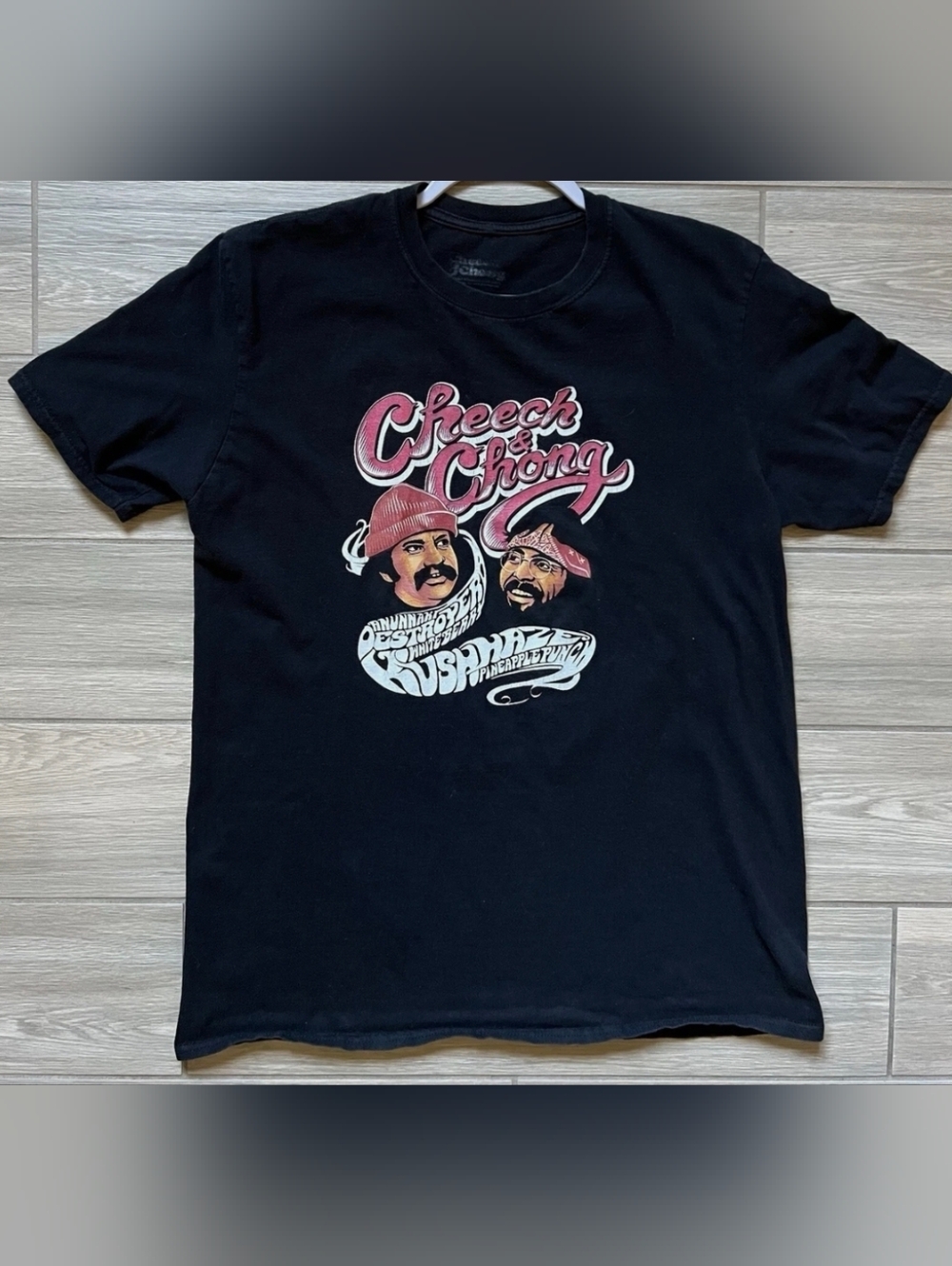 Nwot Cheech & Chong Graphic Tee - Black 2xl But Fits More Like L/xl